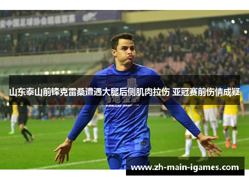 山东泰山前锋克雷桑遭遇大腿后侧肌肉拉伤 亚冠赛前伤情成疑